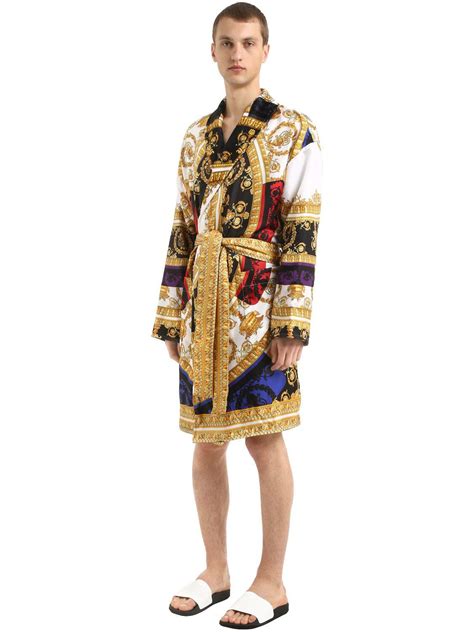 versace robe mens|versace kimono robe.